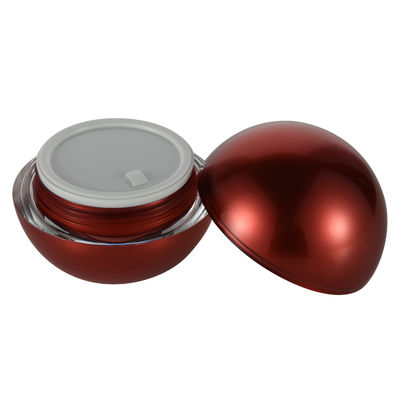 Un buen precio. Jarrón de crema cosmética con tapa de tornillo en forma de bola Pmma 15g 30g 50g para loción facial en línea