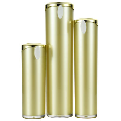 Un buen precio. Botella airless cosmética de color personalizado, capacidad de 30 ml/60 ml/120 ml, con pulverizador y MOQ de 5000 piezas en línea