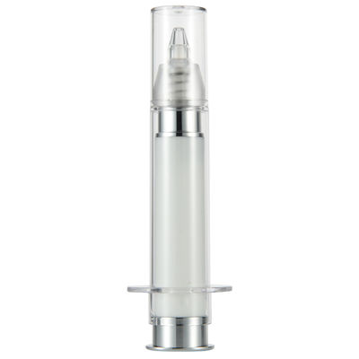 Un buen precio. 10 ml de capacidad Impresión en pantalla Contenedor cosmético vacío sin aire para botella de crema para ojos en línea