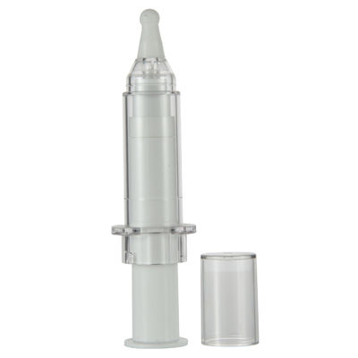 Un buen precio. Botella de jeringa PETG de 5 ml para recipiente cosmético vacío sin aire/botella sin aire de crema para ojos en línea