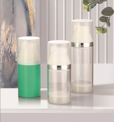 Buen precio Botella de bomba sin aire de PETG de 30 ml y 50 ml para envasado de cosméticos en línea